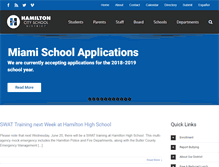 Tablet Screenshot of hamiltoncityschools.com